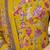 Yellow floral printed cotton kurta set