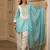Sky blue cotton farshi salwar suit set