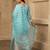 Sky blue cotton farshi salwar suit set