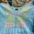 Light-blue cotton poly embroidered palazzo set