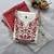 White cotton poly embroidered kurta set