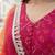 Pink floral printed cotton kurta set