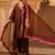 Love over coffee brown silk 3 piece suit set