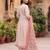 Off white floral printed cotton kurta set