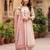 Off white floral printed cotton kurta set