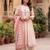 Off white floral printed cotton kurta set