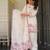 Off-white cotton poly printed farshi salwar set