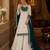 White silk blend embroidered palazzo set