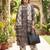 Multicolor floral printed cotton kurta set