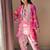 Pinkie affaire cotton 3 piece kurta & jacket set