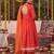 Pink floral printed cotton kurta set