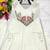 Cream chanderi embroidered kurta set
