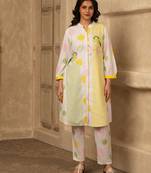 Polka dot fun cotton kurta set