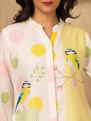 Polka dot fun cotton kurta set 4
