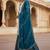 Off-white silk blend embroidered sharara set