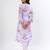 Lavender stripes cotton kurta set