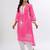 Pink coconut cotton kurta set