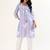 Pink & blue cotton kurta set