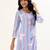 Pink & blue cotton kurta set