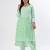 Minty green cotton kurta set