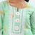 Minty green cotton kurta set