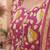 Pink floral printed cotton kurta set