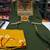 Green cotton embroidered thread work ethnic kurta set with dupatta