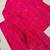 Pink cotton printde bandhej ethnic kurta set with dupatta