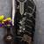black unstitched thread zari embroidery with woven dupatta chanderi dress material