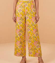 Women   s casual regular trouser | floral traditional trouser for kurta | festive, wedding