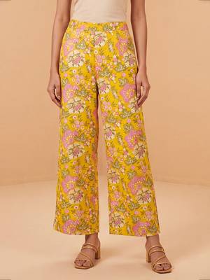 Women   s casual regular trouser | floral traditional trouser for kurta | festive, wedding 4