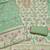 sea green unstitched weaving handwork with woven embellished dupatta silk blend dress material