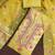 light green unstitched weaving handwork with woven embellished dupatta silk blend dress material