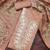 peach unstitched woven embroidered neck with digital printed dupatta modal butti dress material