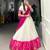 off white cotton poly woven traditional lehenga choli upto 42