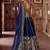 royal blue silk blend embroidered traditional lehenga choli upto 44