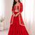 red georgette embroidered traditional lehenga choli