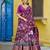 purple silk blend printed traditional lehenga choli upto 42