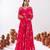 rani pink silk blend printed fashion lehenga choli
