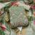light green unstitched thread embroidery handwork with digital printed dupatta silk blend dress material