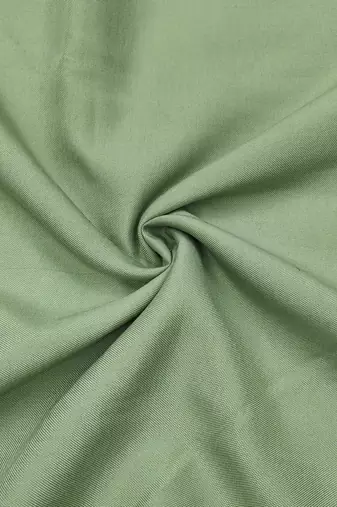 light green unstitched thread embroidery handwork with digital printed dupatta silk blend dress material