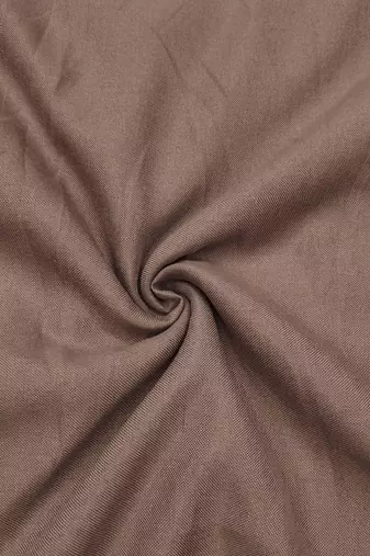 brown unstitched thread embroidery handwork with digital printed dupatta silk blend dress material