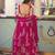 magenta silk blend embroidered traditional lehenga choli upto 42