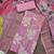 lavender unstitched thread embroidery handwork with digital printed dupatta silk blend dress material