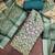 multi unstitched shimmer print handwork with printed dupatta linen dress material