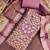 multi unstitched shimmer print handwork with printed dupatta linen dress material