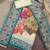 multi unstitched digital print handwork with printed dupatta modal butti dress material