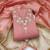 peach unstitched weaving handwork with woven dupatta dress material