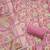 multi unstitched shimmer print handwork with printed dupatta linen dress material