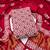 maroon unstitched print handwork with printed dupatta dress material